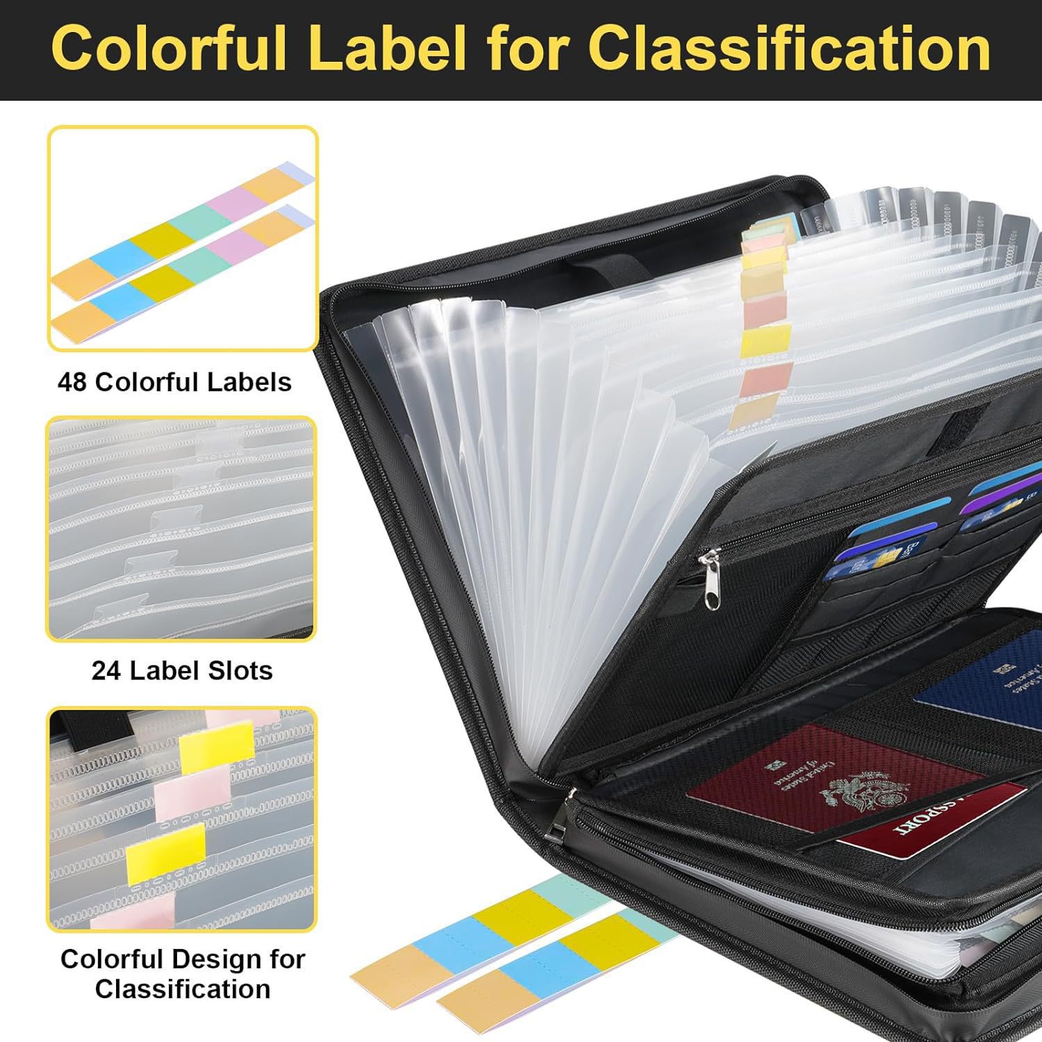 13 Pocket Expanding File Folde - Expandable Accordion File Folder 13 Pockets 评论和价格