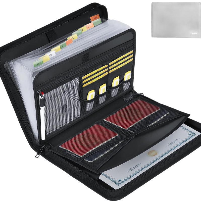 13 Pocket Expanding File Folde - Expandable Accordion File Folder 13 Pockets 评论和价格