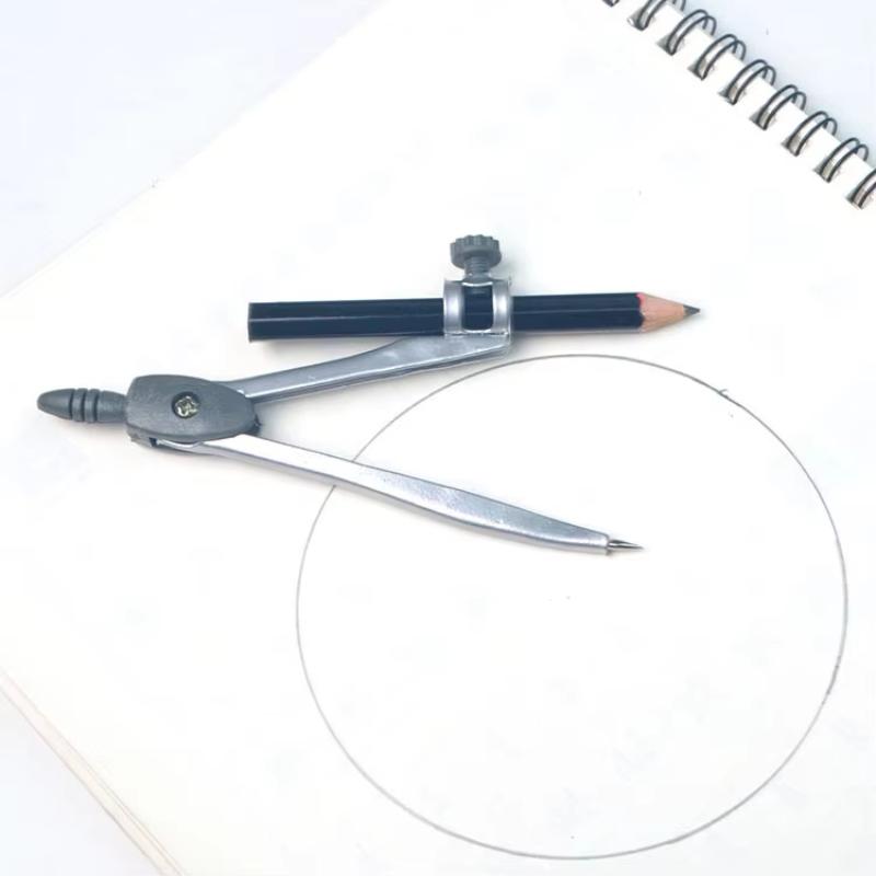 Metal Locking Compass Set Port - Math Geometry Set With Compass 评论和价格