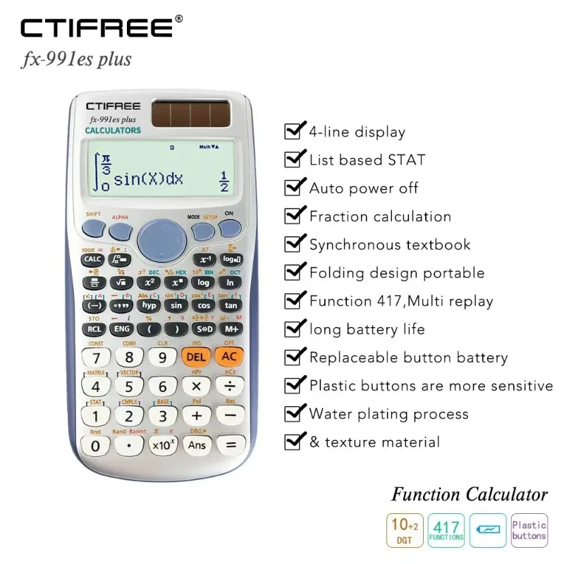 Scientific Calculators Button  - Scientific Calculator For Secondary School 评论和价格